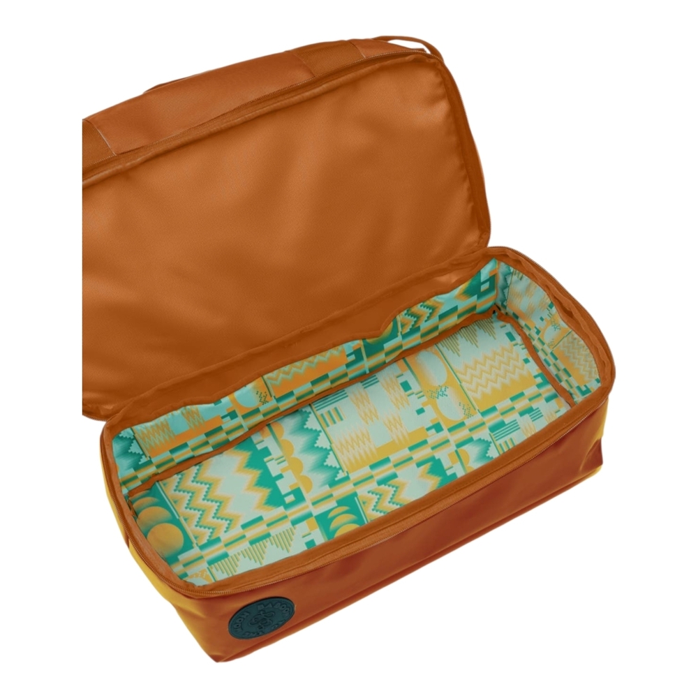 X Large Expandable Big Orange Tote Bag Weekender - Picture 4 of 16